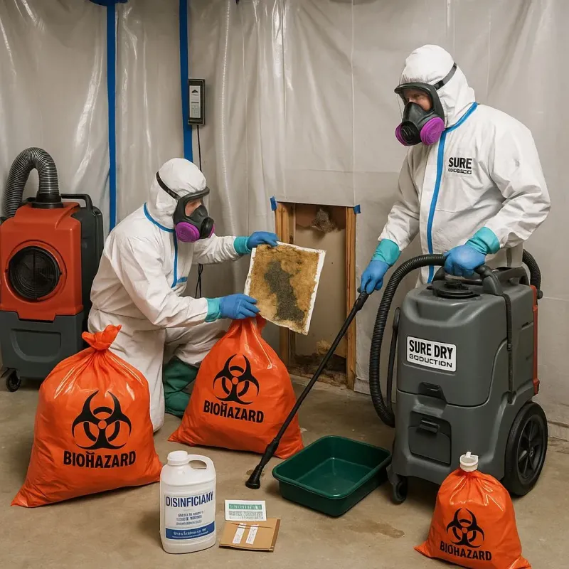 Contaminated Water Handling Protocols process in El Ojo, PR